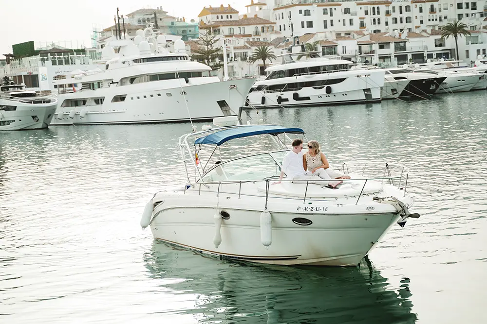 Secret engagement Private Yacht Marbella