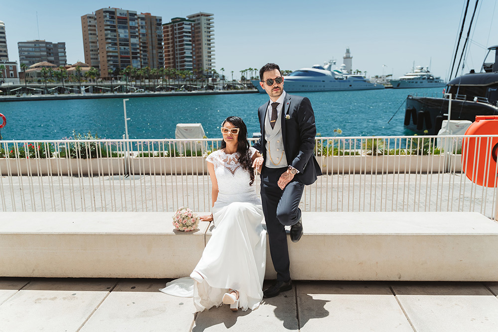 Malaga muelle uno wedding